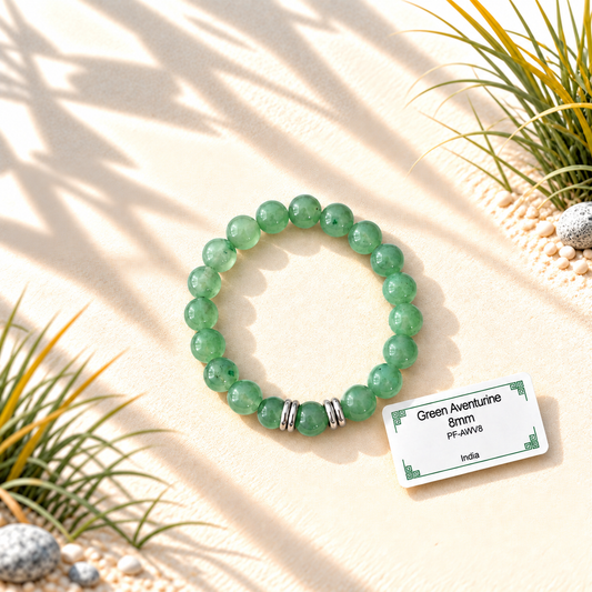 Bracelet en pierres naturelles d'exception - Aventurine Verte